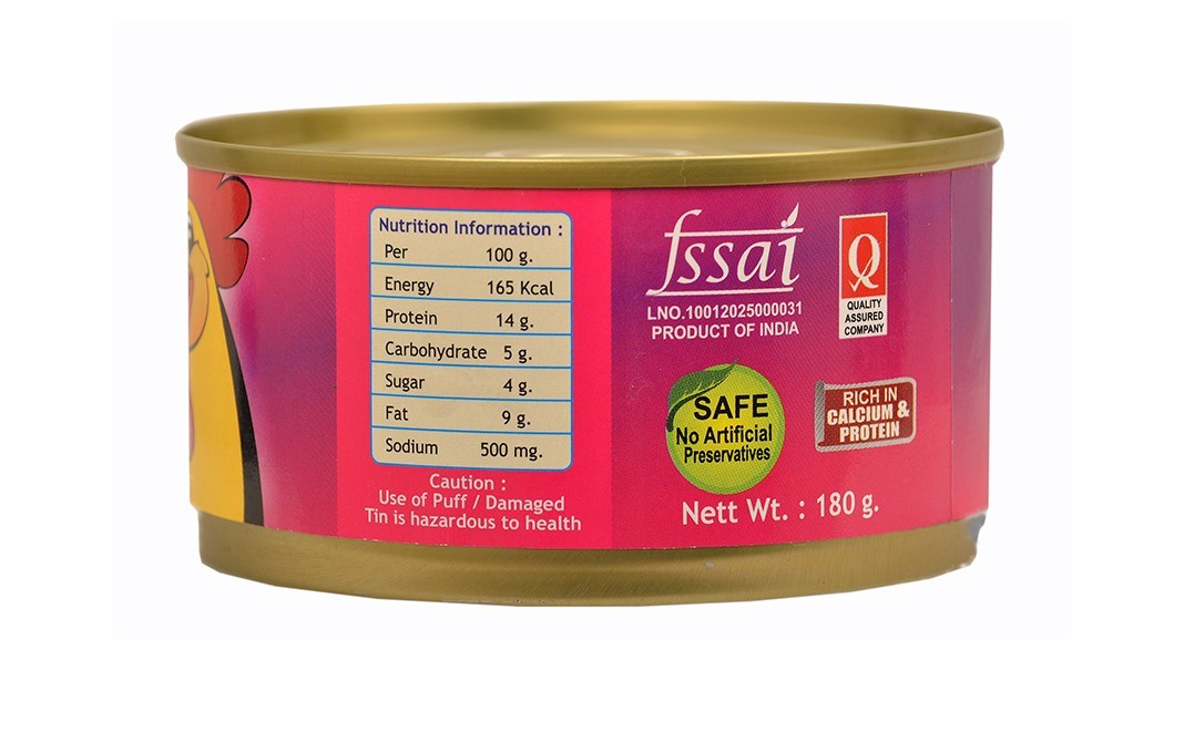 Oceans Secret Chicken Mayo Shredded Boneless Chicken Breasts In Mayonnaise   Tin  180 grams